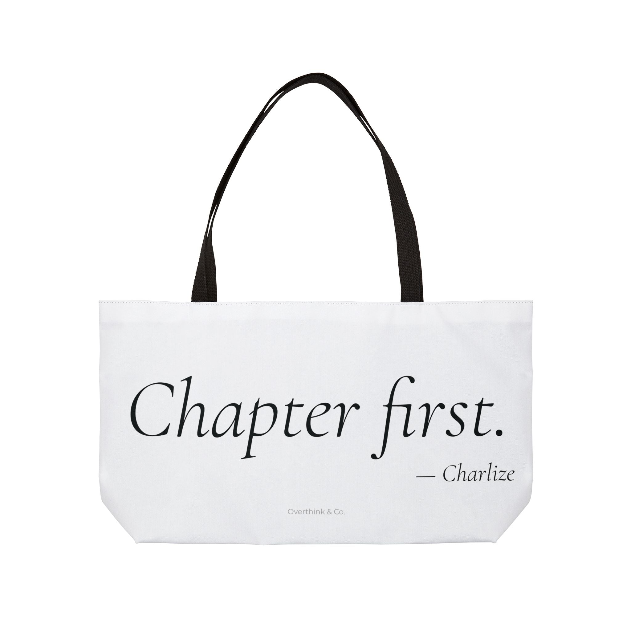 Chapter First Tote Bag | Book Lover Gift for Her