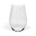 Zero Regrets Personalized Stemless Wine Glass | Funny Gift for Her