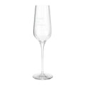 Spiral in Progress Personalized Champagne Glass | Funny Overthinker Gift