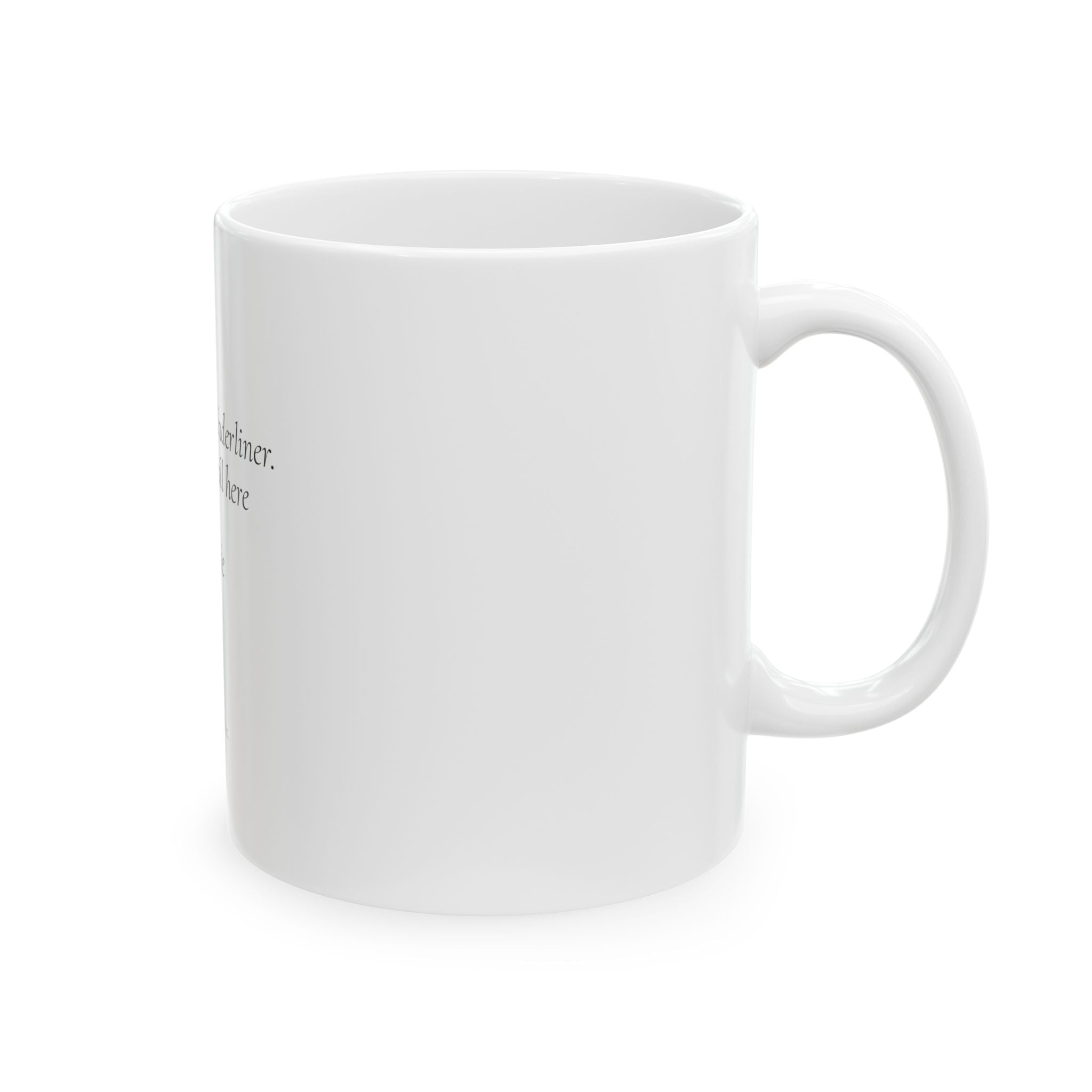 Overthinker Underliner Somehow Still Here Mug | Personalized Gift for Her
