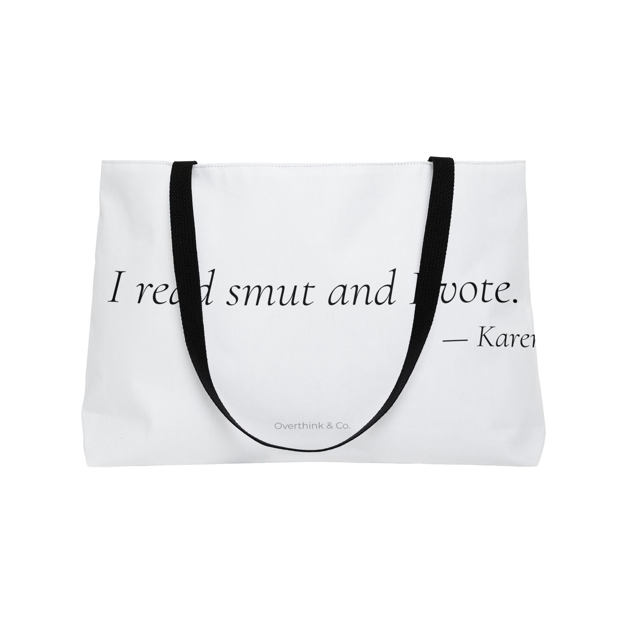 I Read Smut and I Vote Tote Bag | Book Lover Gift