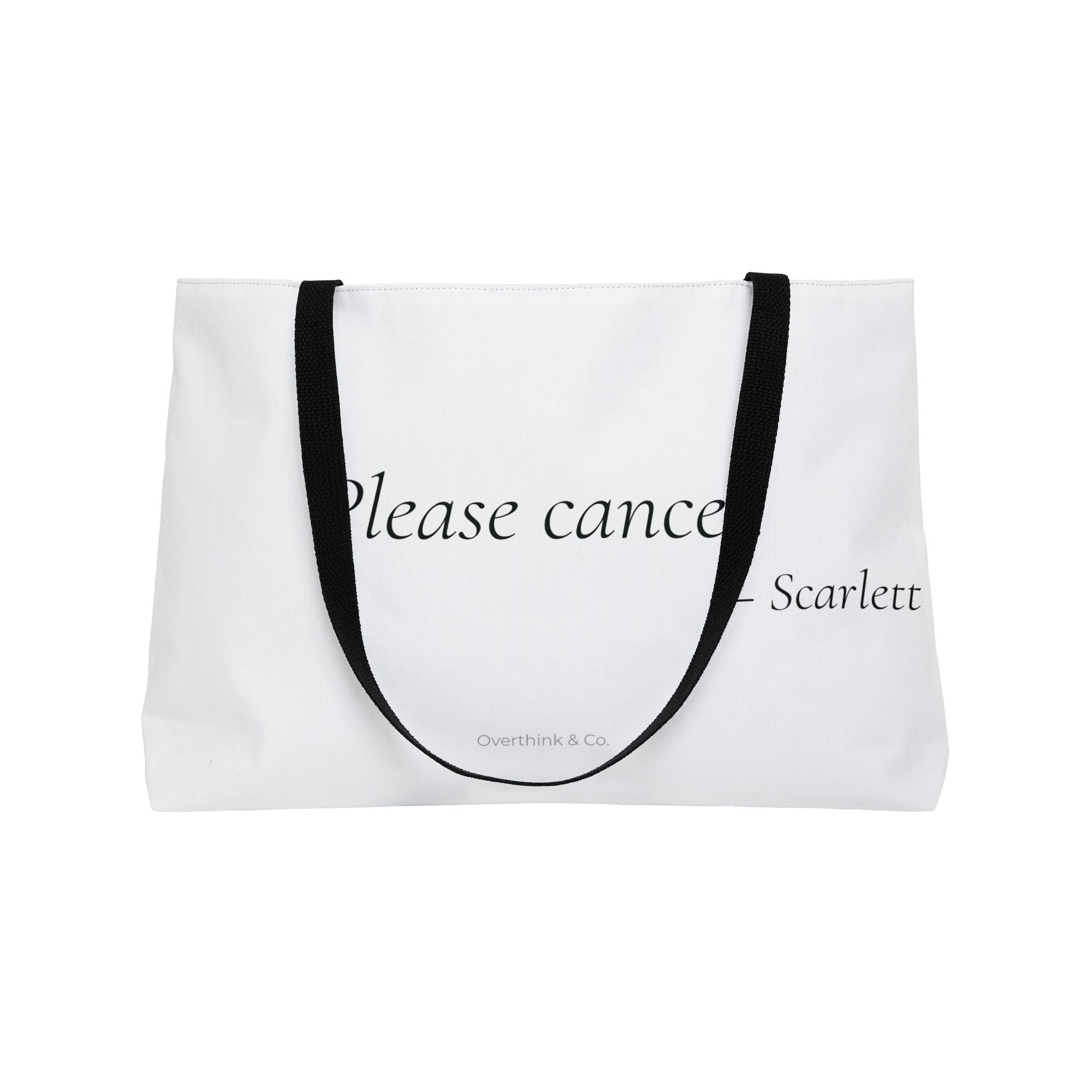 Please Cancel Tote Bag | Introvert Gift for Her