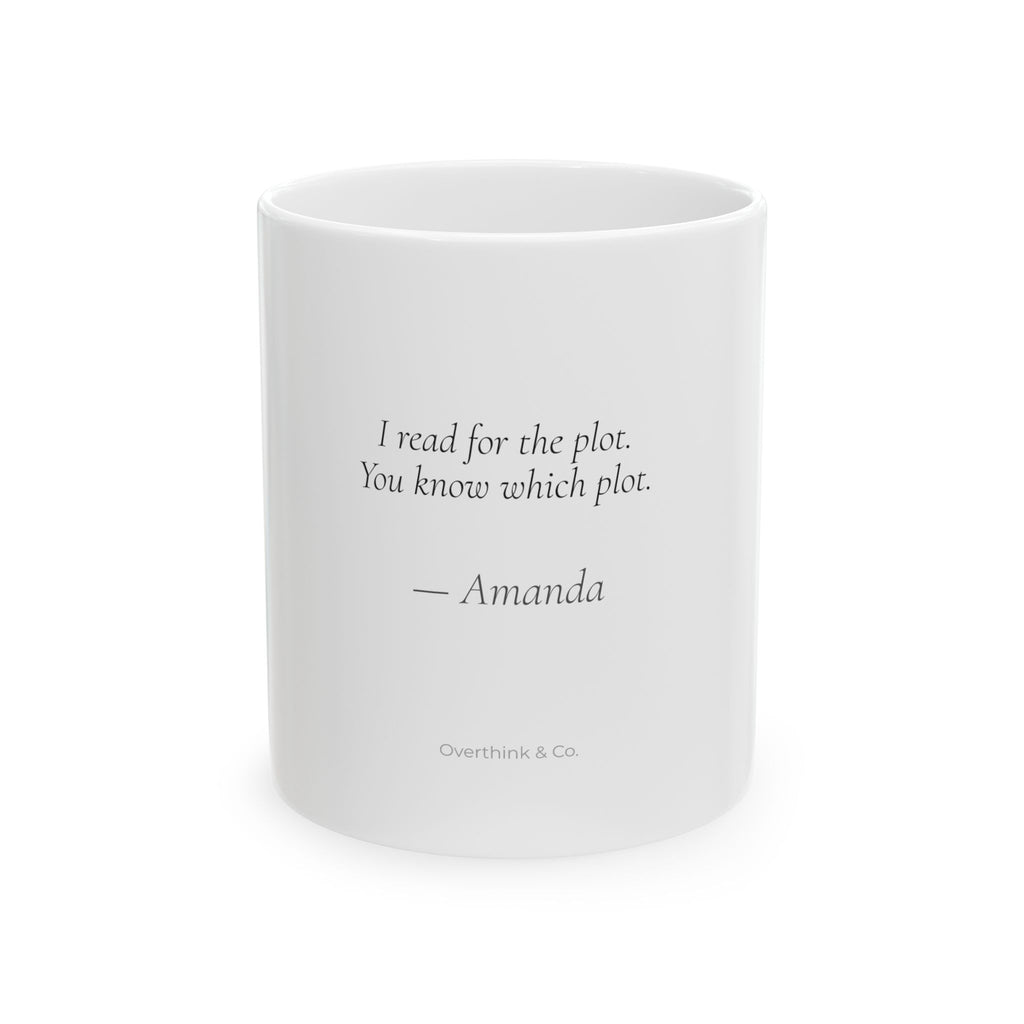 I Read for the Plot Mug | Personalized Book Lover Gift for Her
