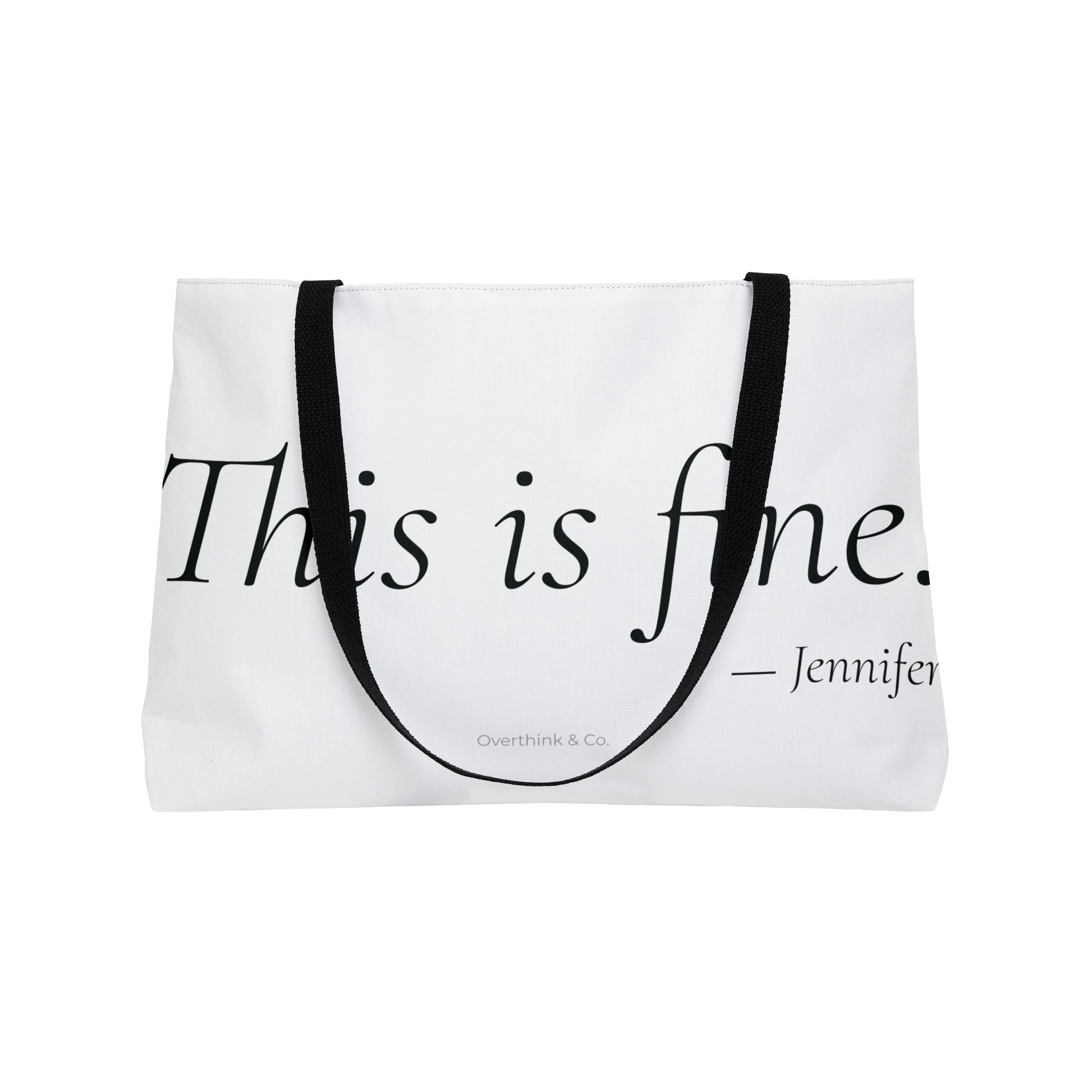 This Is Fine Tote Bag | Funny Sarcastic Gift for Her