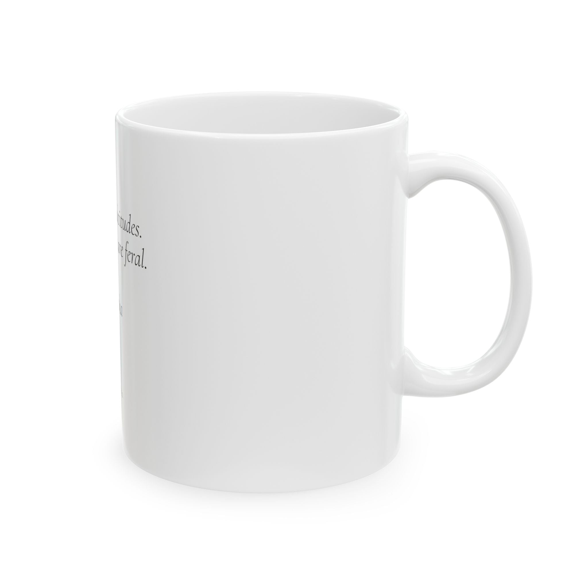 I Contain Multitudes Most of Them Are Feral Mug | Personalized Gift for Her