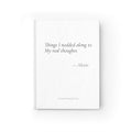 Things I Nodded Along to My Real Thoughts Journal | Personalized Gift for Her