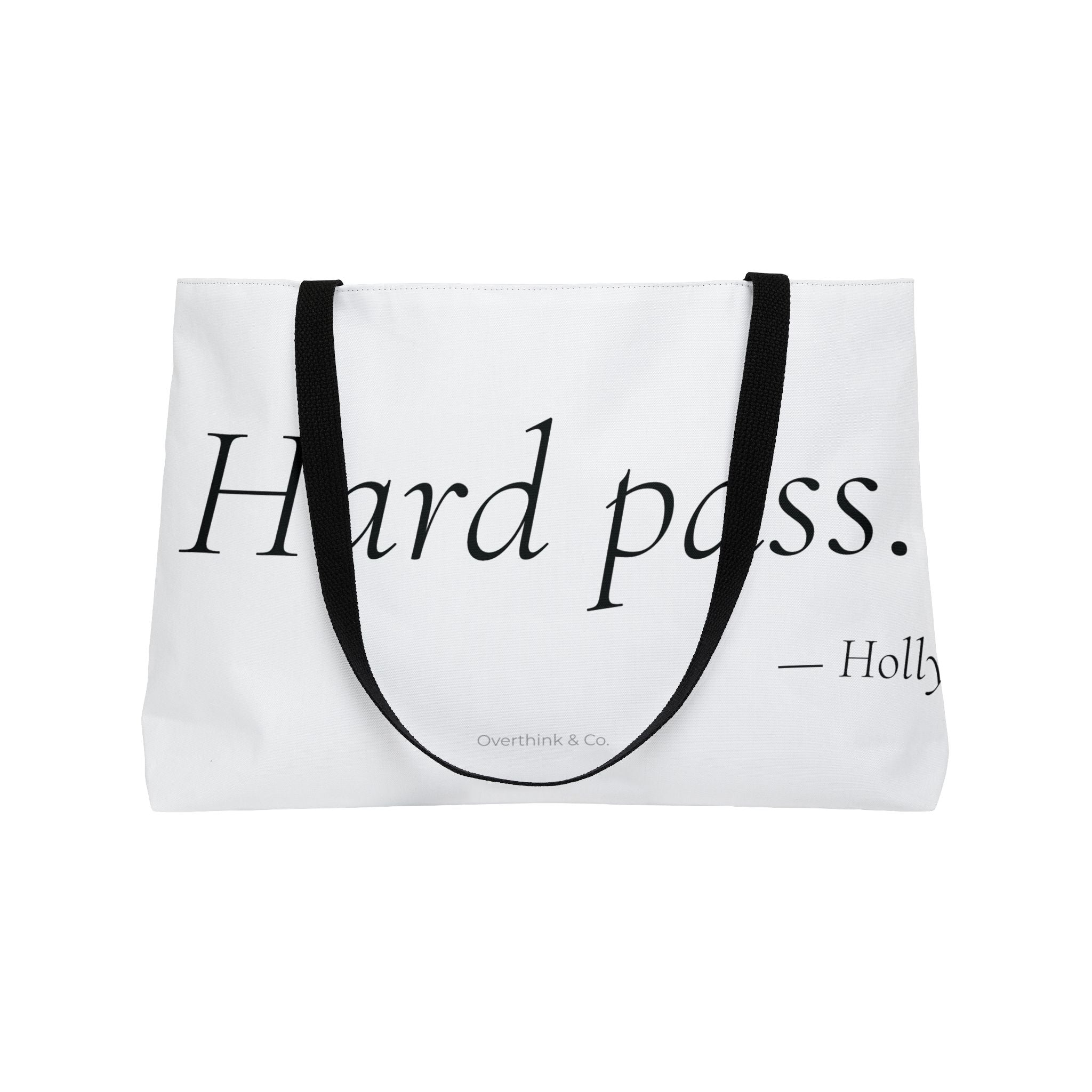 Personalized Hard Pass Tote Bag