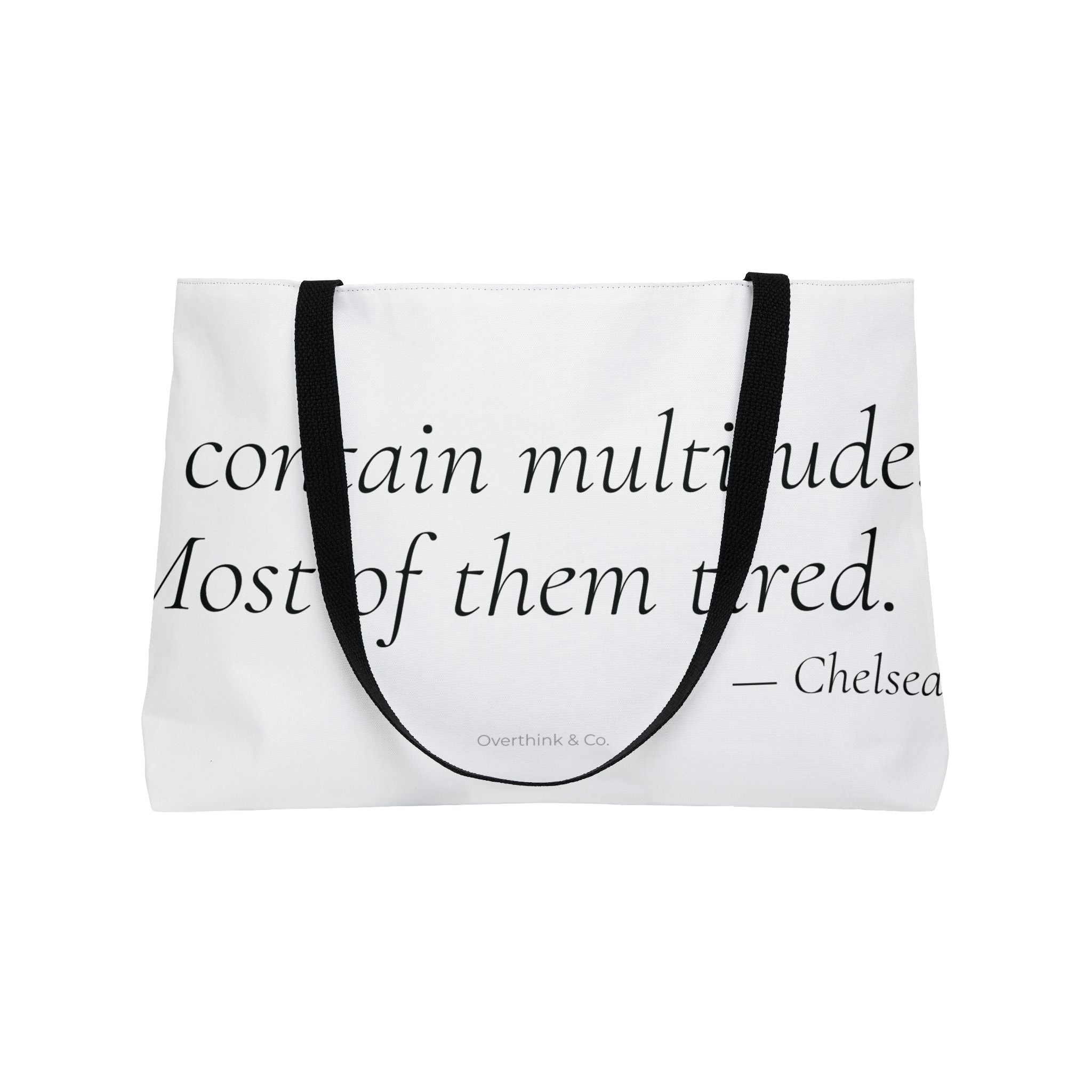 I Contain Multitudes Most of Them Tired Tote Bag | Funny Gift for Her