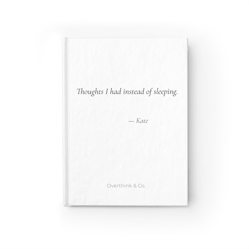 Thoughts I Had Instead of Sleeping Journal | Personalized Funny Gift for Her