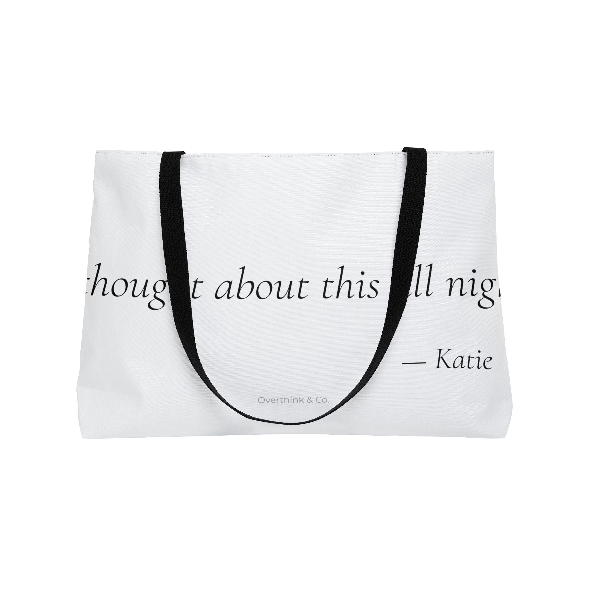 Personalized I Thought About This All Night Tote Bag