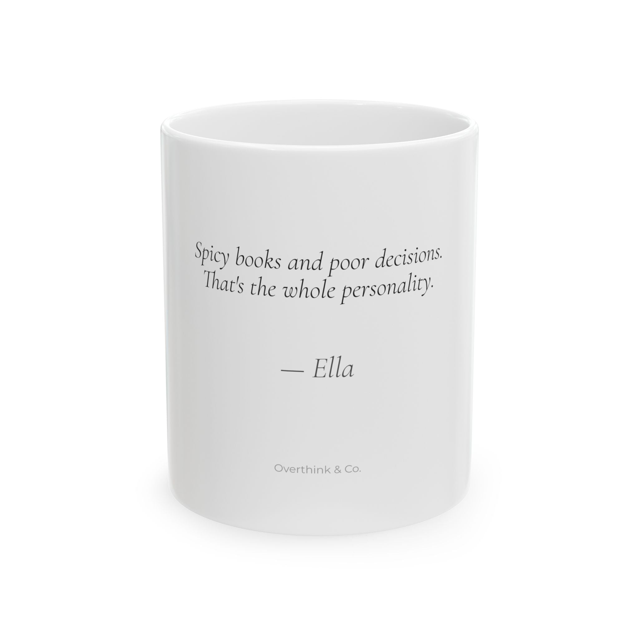 Spicy Books and Poor Decisions Mug | Personalized Book Lover Gift