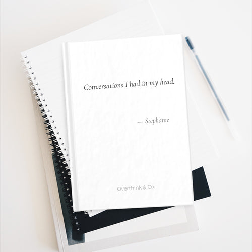 Conversations I Had in My Head Journal | Personalized Funny Gift for Her
