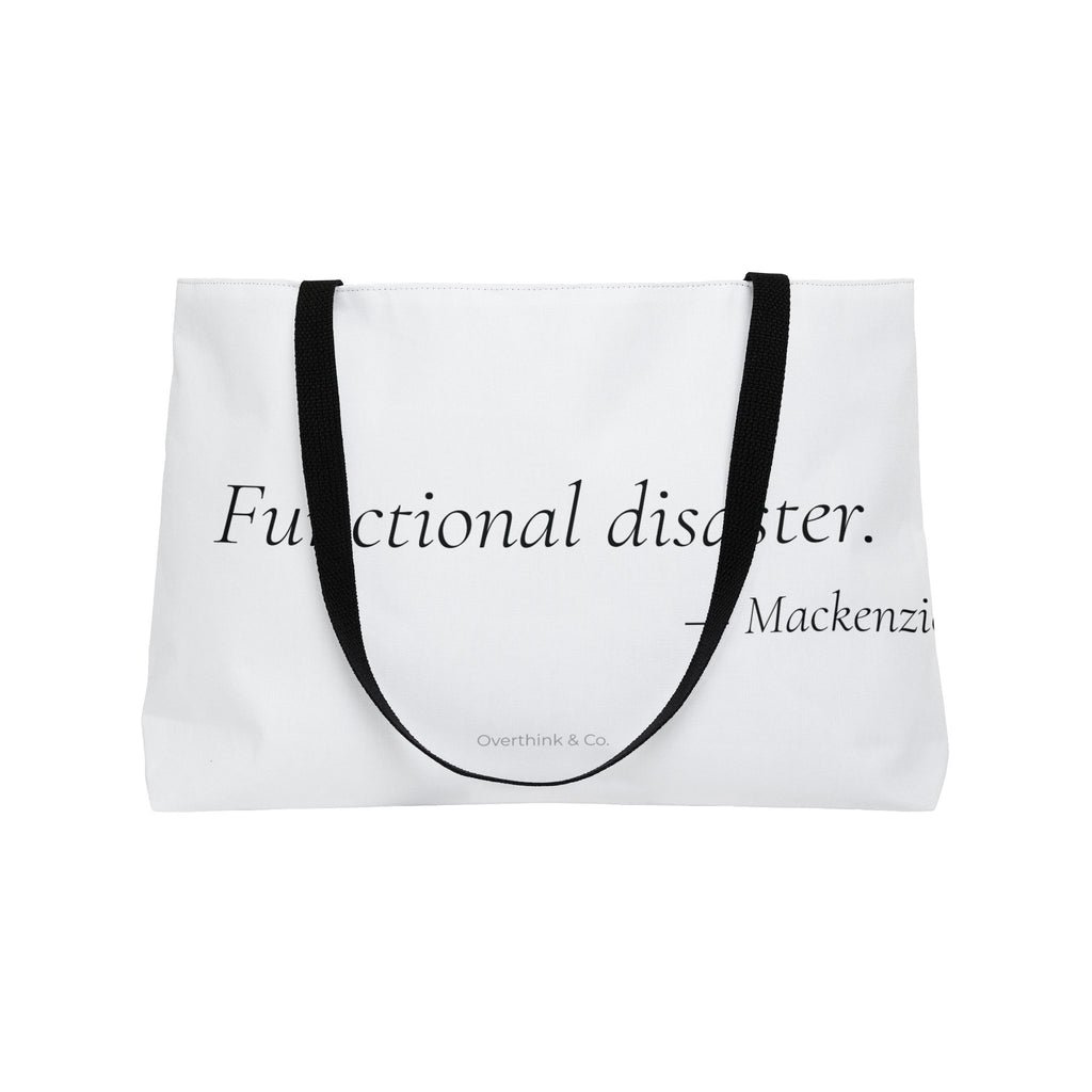 Functional Disaster Tote Bag | Funny Gift for Women