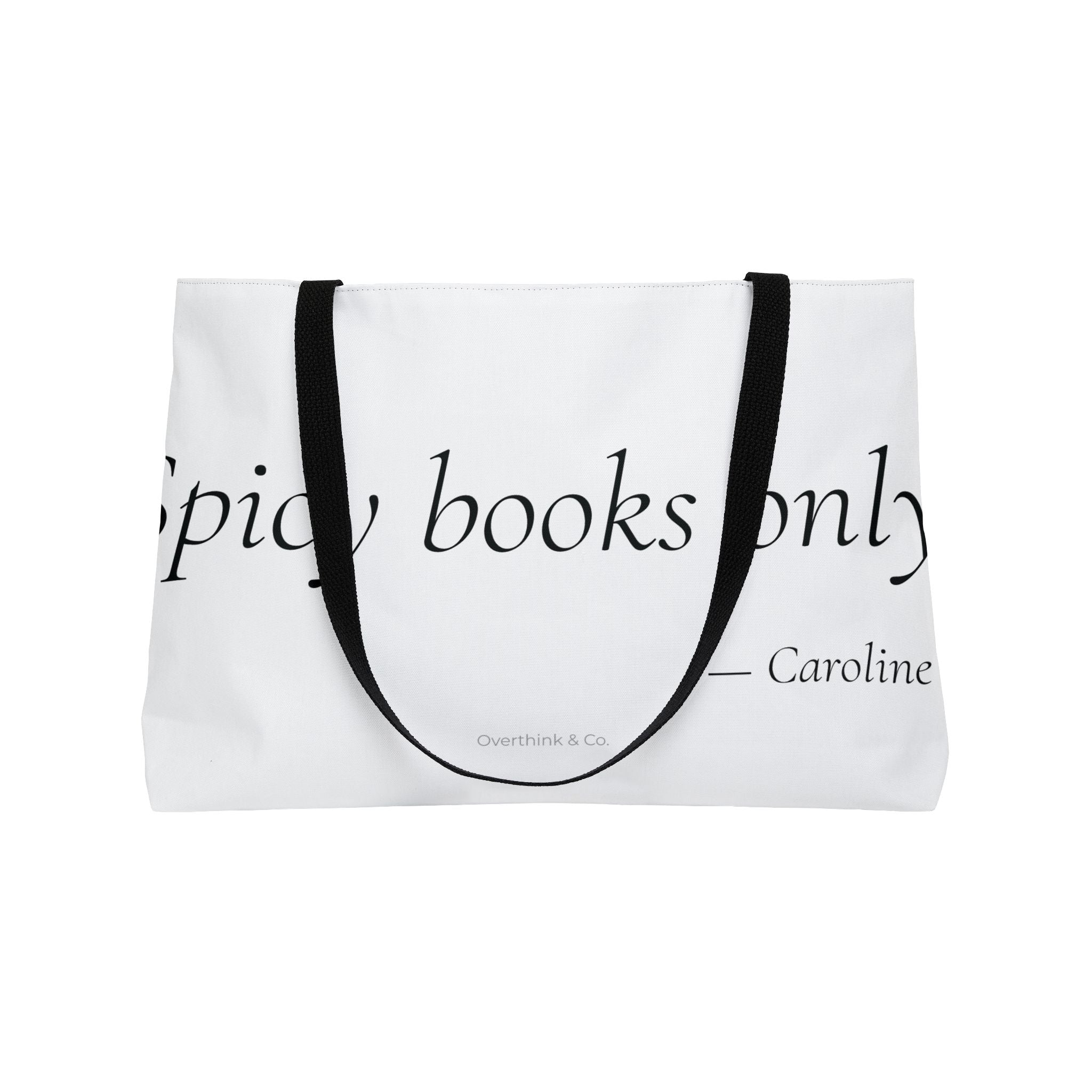Spicy Books Only Tote Bag | Romance Reader Gift
