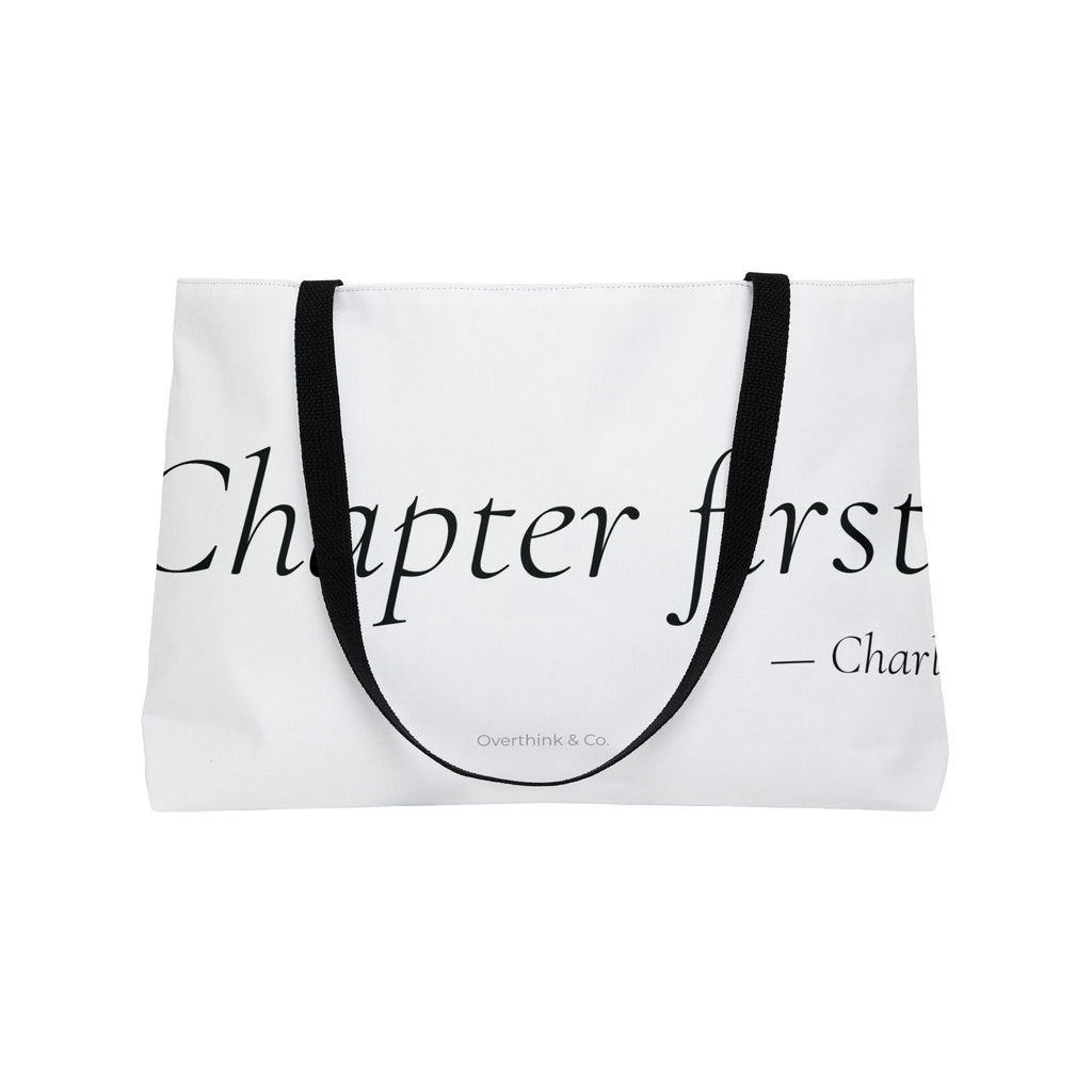 Chapter First Tote Bag | Book Lover Gift for Her