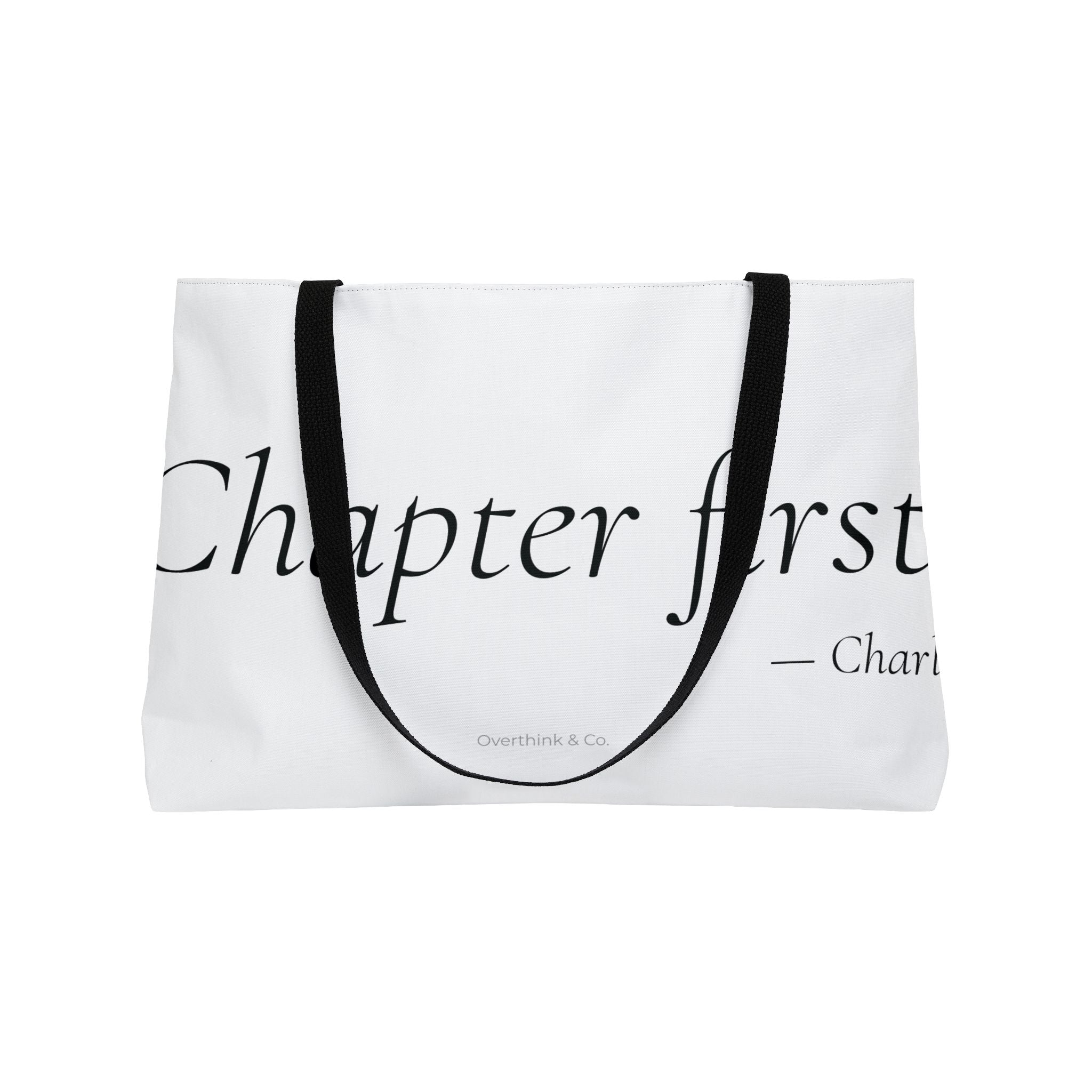 Chapter First Tote Bag | Book Lover Gift for Her