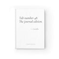 Tab Number 48 The Journal Edition | Personalized Funny Overthinker Gift