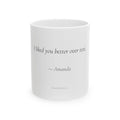 I Liked You Better Over Text Mug | Personalized Introvert Gift for Her