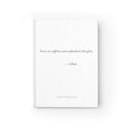 Runs on Caffeine and Unfinished Thoughts Journal | Personalized Overthinker Gift